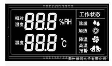 Custom Monochrome LCD 7 Segment Display Module VA Type High Contrast LCD Display With White LED Backlight