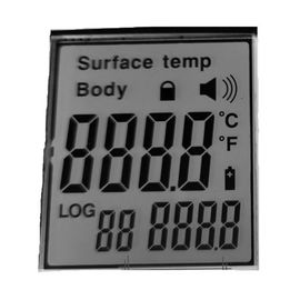 Zebra Interface LCD Segment Display For Infrared Thermometer